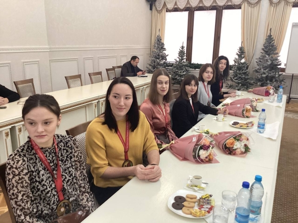 В брестском горисполкоме чествовали женскую волейбольную команду &laquo;Прибужье&raquo;