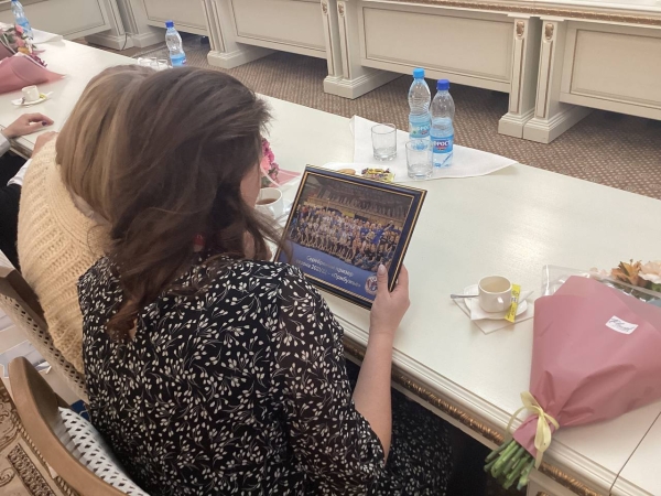 В брестском горисполкоме чествовали женскую волейбольную команду &laquo;Прибужье&raquo;