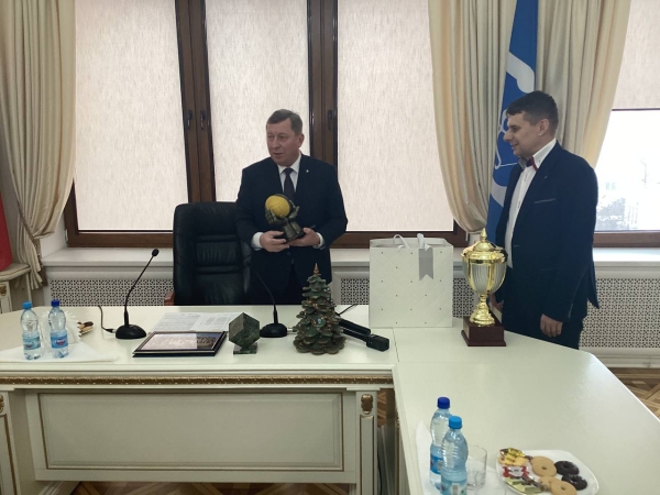 В брестском горисполкоме чествовали женскую волейбольную команду &laquo;Прибужье&raquo;