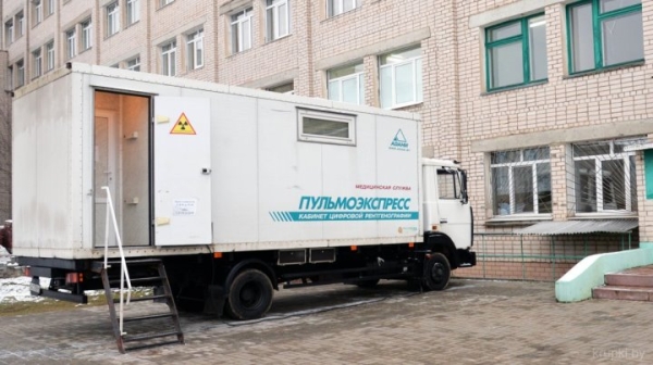 Передвижной флюорографический кабинет будет работать в центре Бреста 24 марта