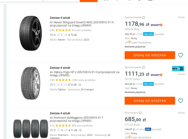 «От 50 долларов за комплект». Изучили шинный рынок в Польше и Литве