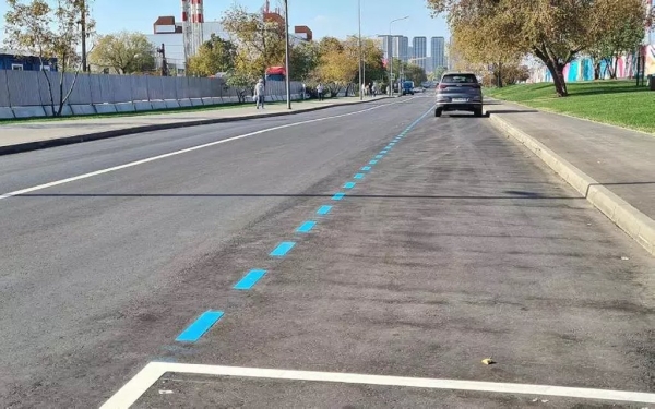 Синяя разметка появилась на улицах российских городов. Что она означает