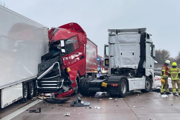 В Германии белорус пострадал в ДТП с тремя грузовиками